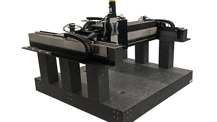A-352 Large XY / XYZ Gantry Stage with Linear Bearings, Linear Motors