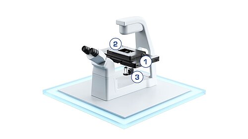 Physik Instrumente Ultrasonic Microscope Stage Demonstrator